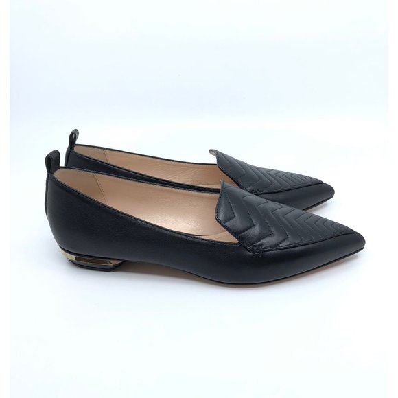 Nicholas Kirkwood Beya Black Quilted Nappa Loafers - Picture 3 of 8